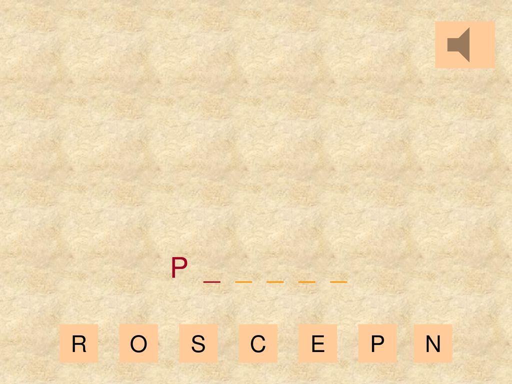 P _ _ _ _ _ R O S C E P N
