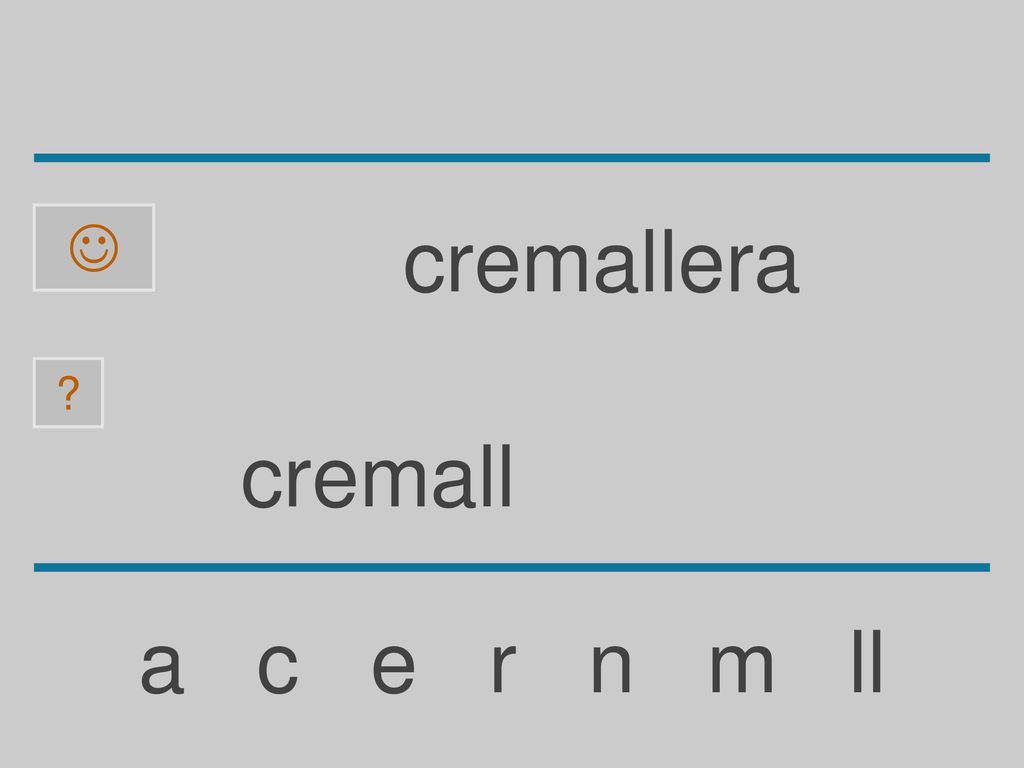 cremallera cremall a c e r n m ll