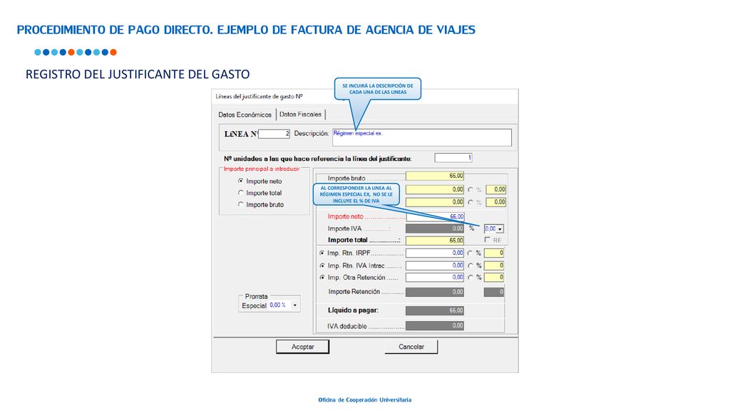 SE INCUIRÁ LA DESCRIPCIÓN DE CADA UNA DE LAS LINEAS