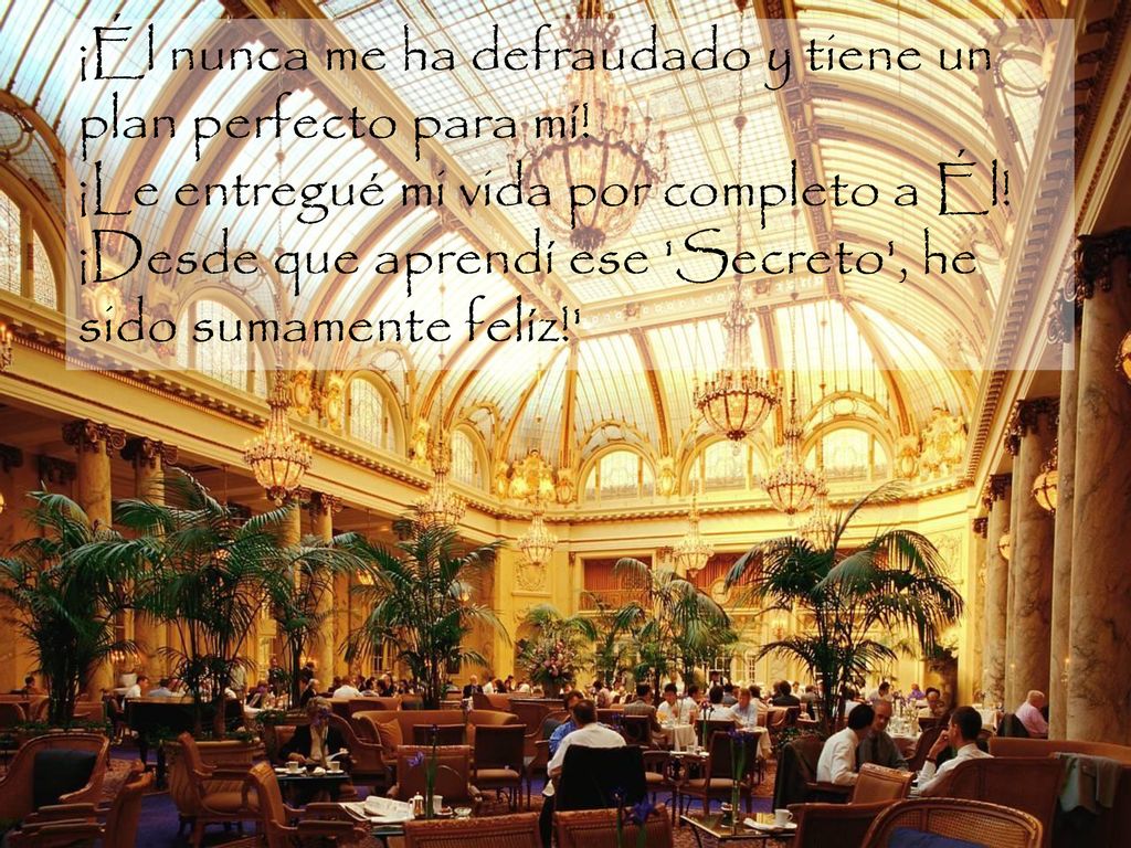 ¡Él nunca me ha defraudado y tiene un plan perfecto para mí