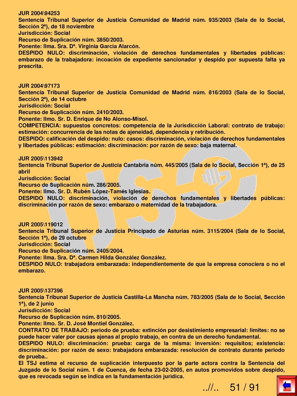 JUR 2004\94253 Sentencia Tribunal Superior de Justicia Comunidad de Madrid núm. 935/2003 (Sala de lo Social, Sección 2ª), de 18 noviembre.