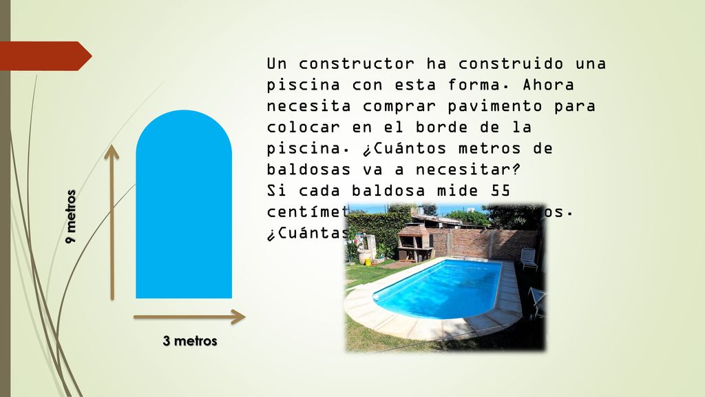 Un constructor ha construido una piscina con esta forma
