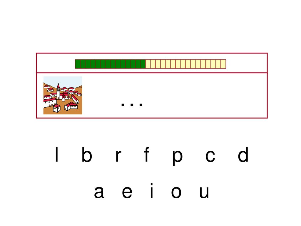 … l b r f p c d a e i o u