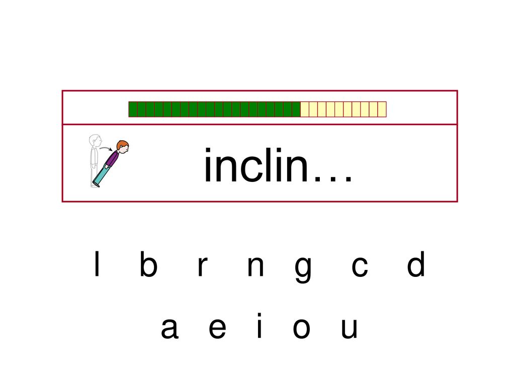 inclin… l b r n g c d a e i o u