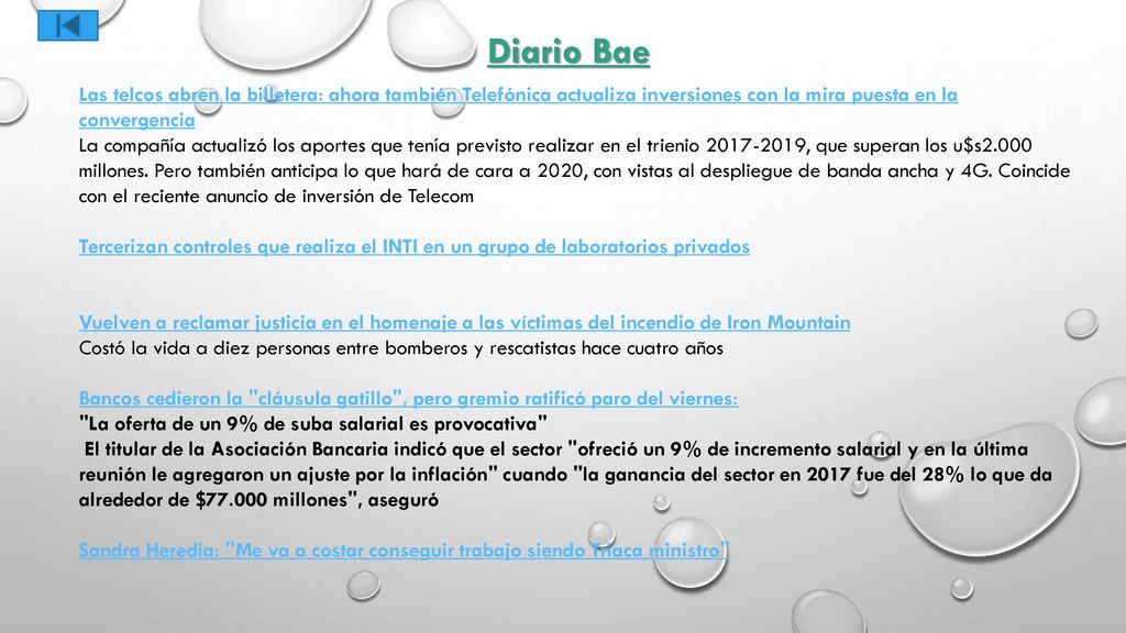 Diario Bae Las telcos abren la billetera: ahora también Telefónica actualiza inversiones con la mira puesta en la convergencia.