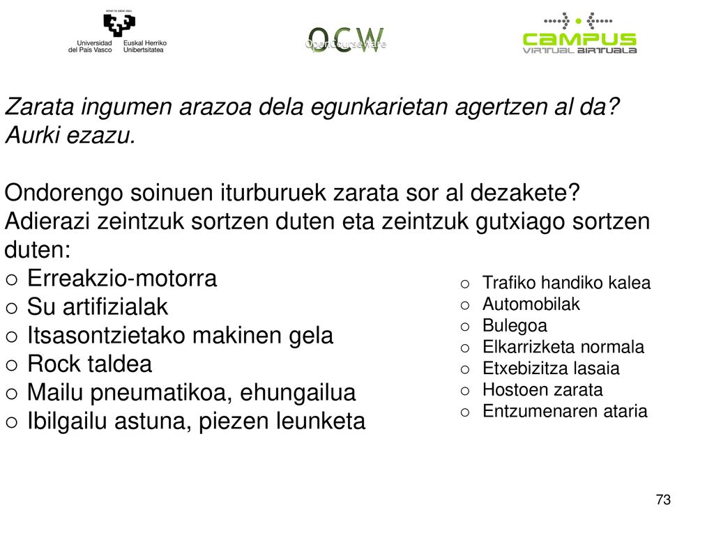 Zarata ingumen arazoa dela egunkarietan agertzen al da Aurki ezazu.