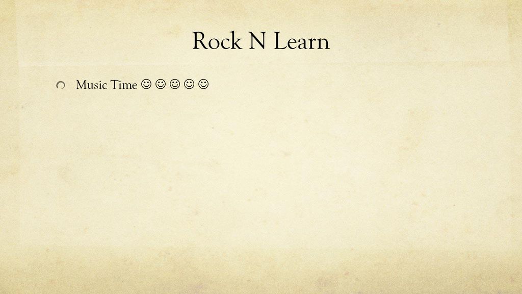 Rock N Learn Music Time     