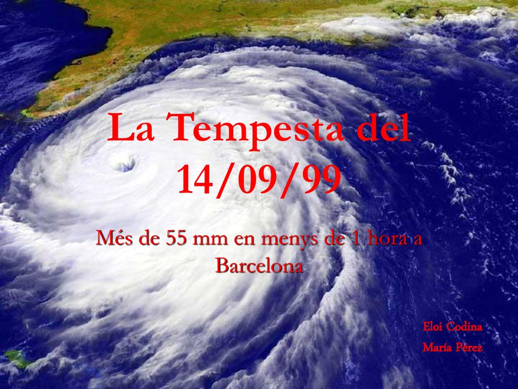 Més de 55 mm en menys de 1 hora a Barcelona