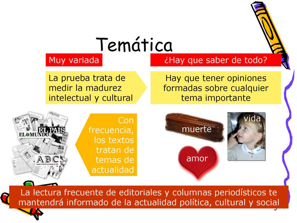 Hay que tener opiniones formadas sobre cualquier tema importante