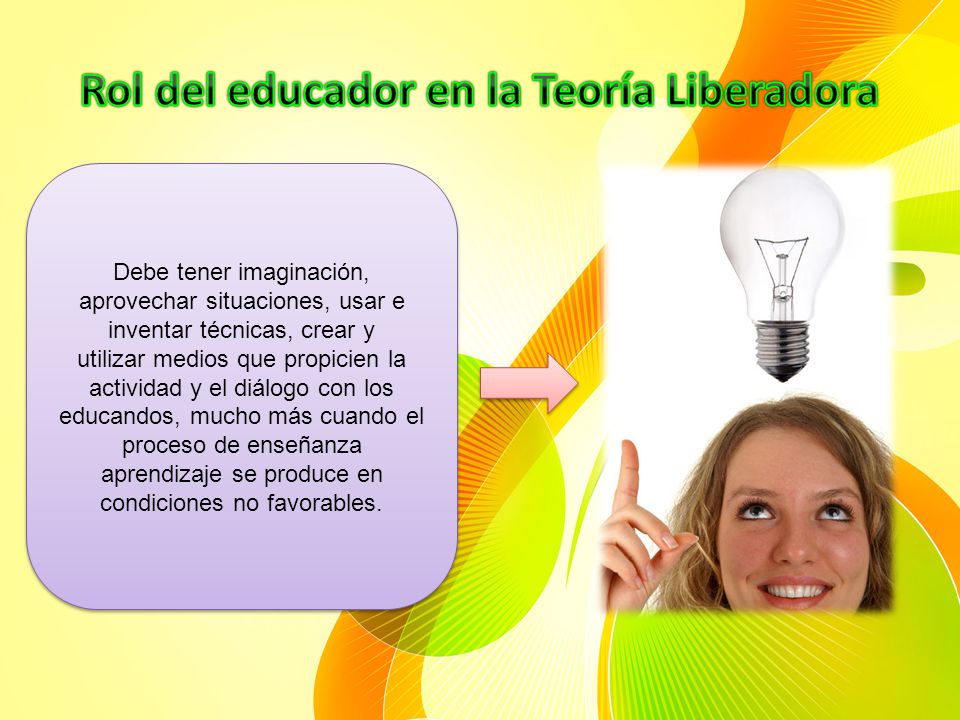 Rol del educador en la Teoría Liberadora