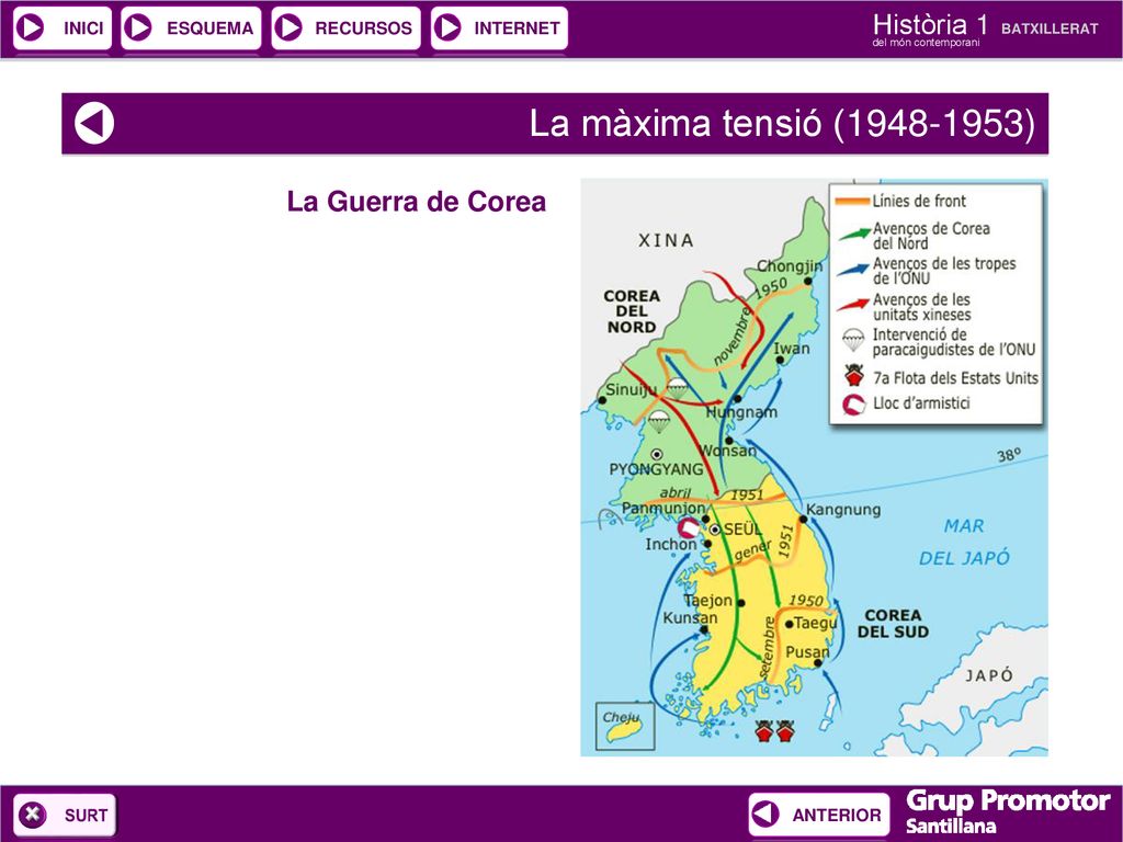 La màxima tensió ( ) La Guerra de Corea