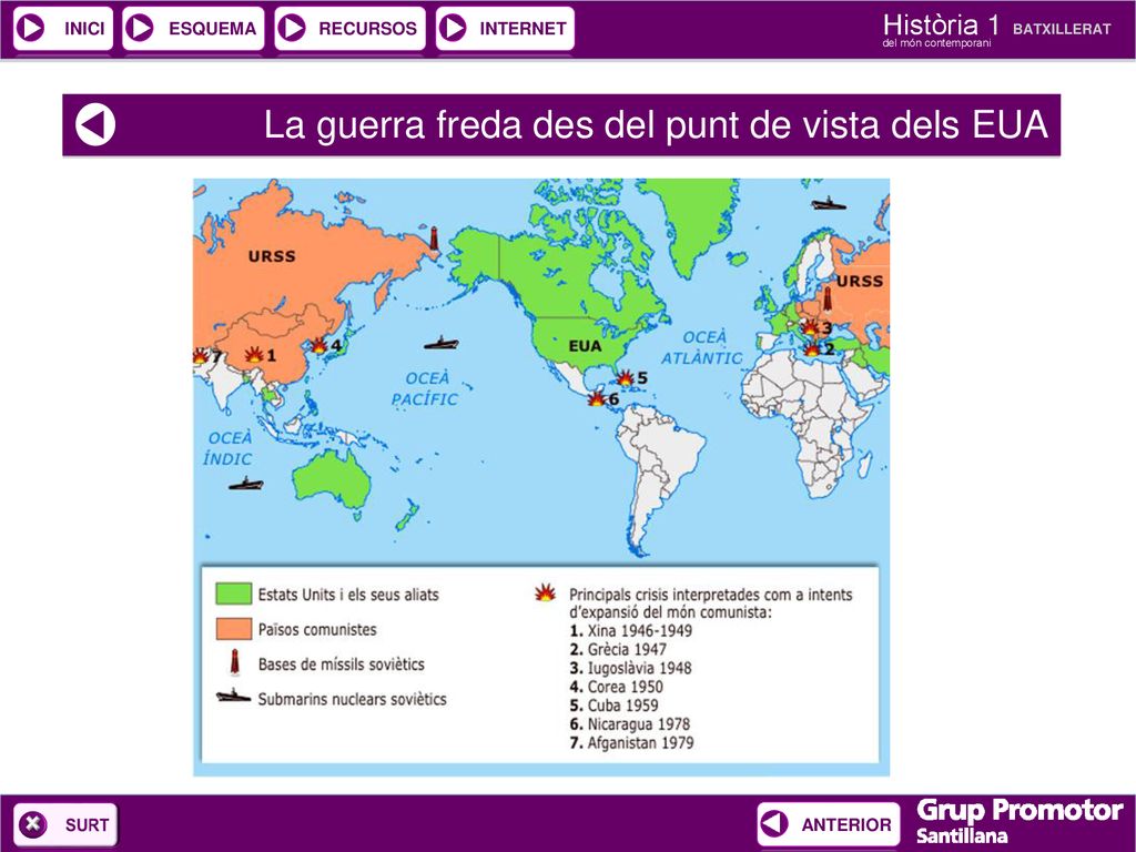 La guerra freda des del punt de vista dels EUA