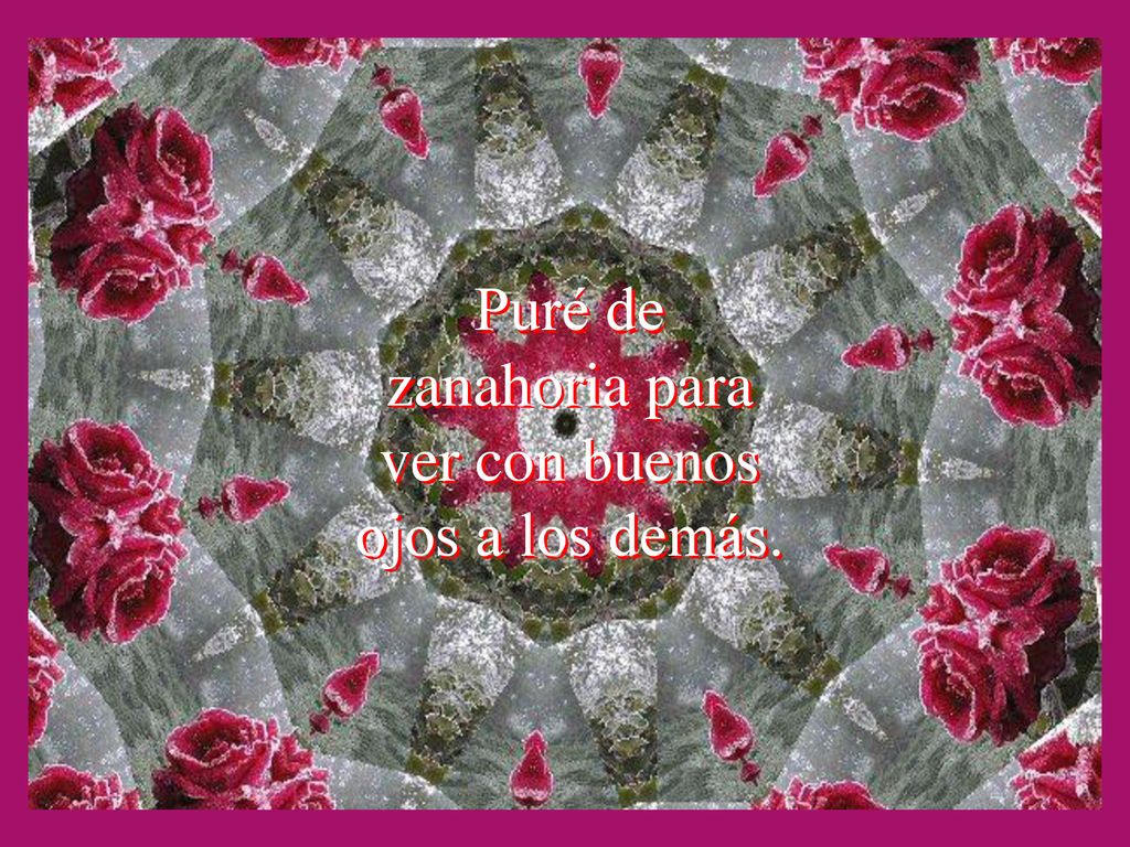 Puré de zanahoria para ver con buenos ojos a los demás.