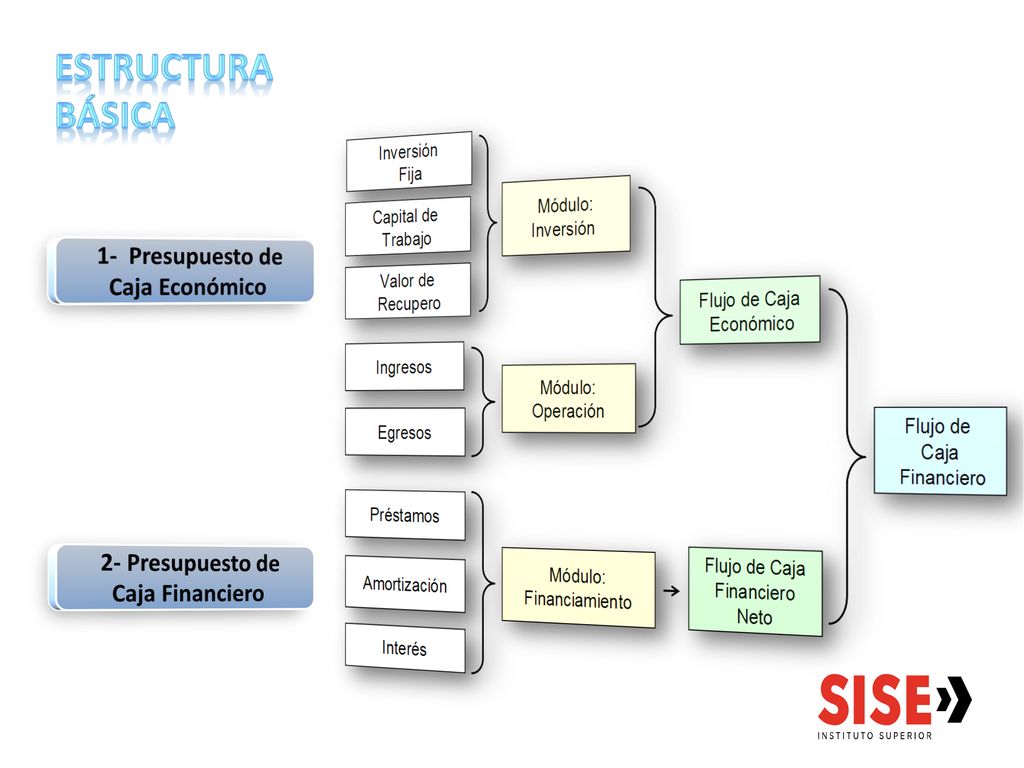 1- Presupuesto de Caja Económico 2- Presupuesto de Caja Financiero