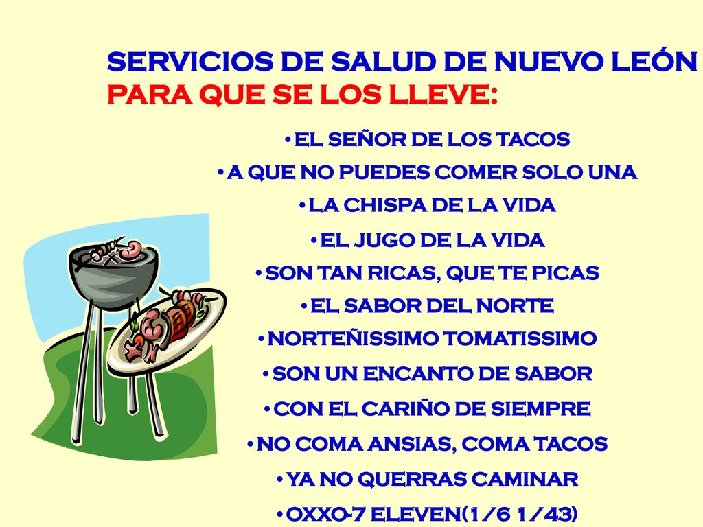 SERVICIOS DE SALUD DE NUEVO LEÓN PARA QUE SE LOS LLEVE: