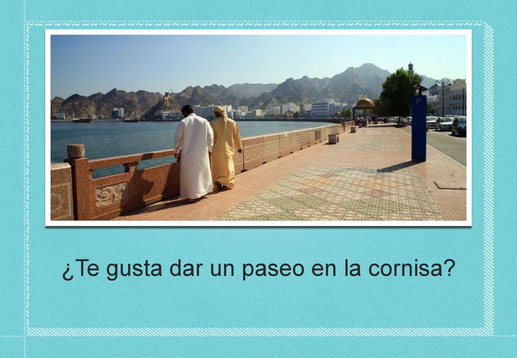 ¿Te gusta dar un paseo en la cornisa