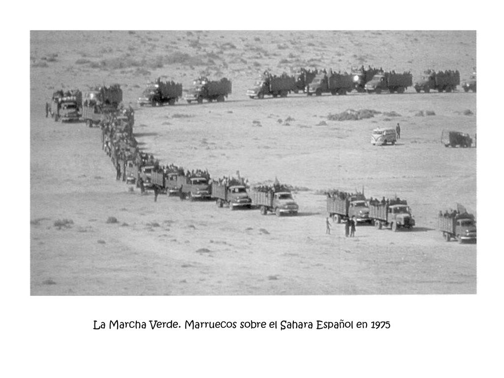 La Marcha Verde. Marruecos sobre el Sahara Español en 1975