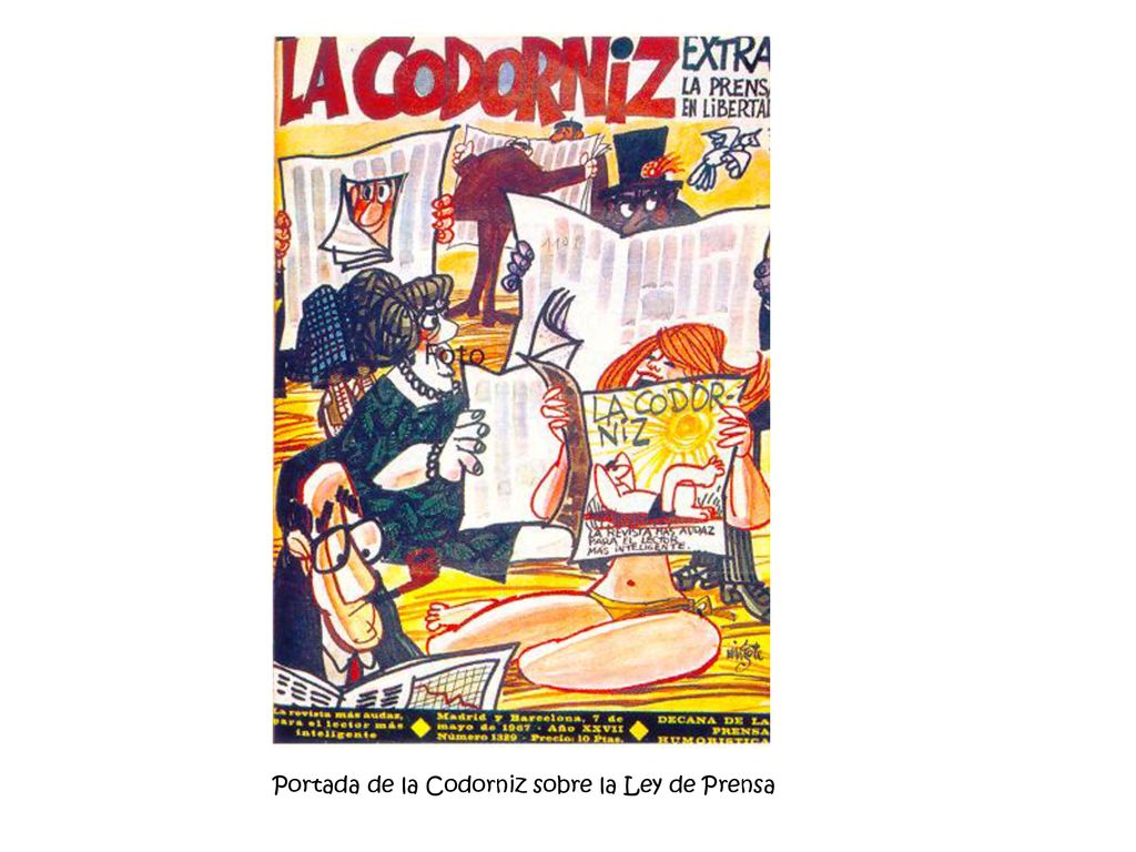 Portada de la Codorniz sobre la Ley de Prensa