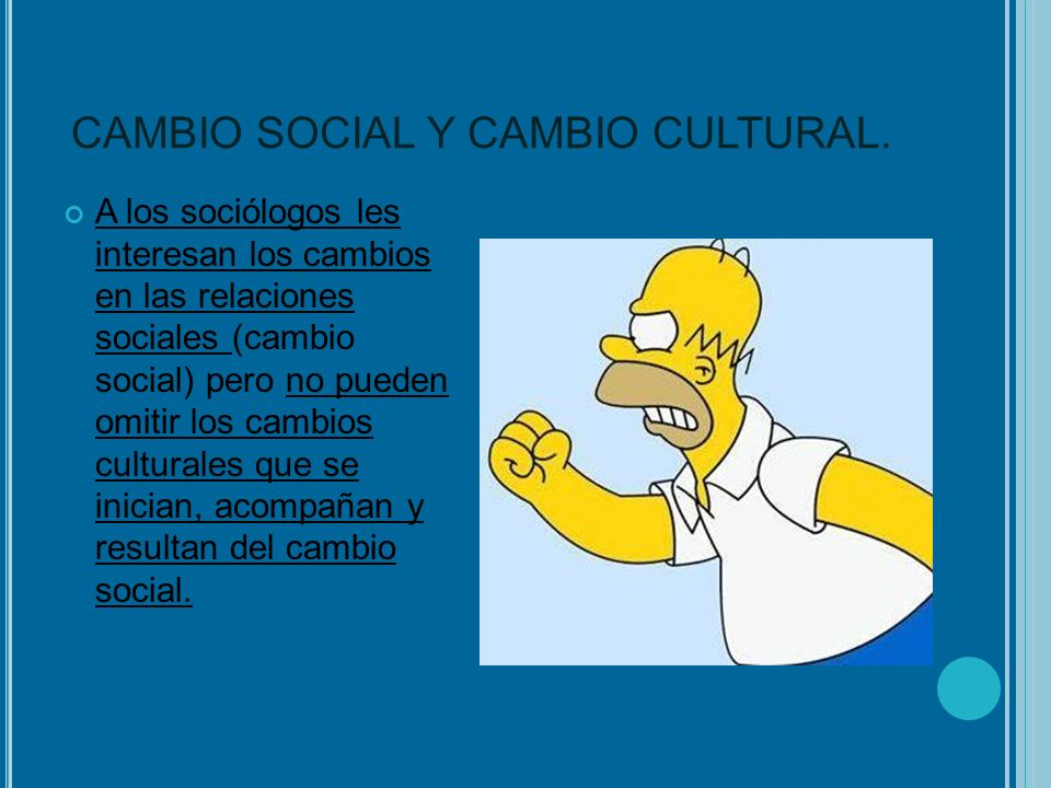  EL CAMBIO SOCIAL. - ppt video online descargar