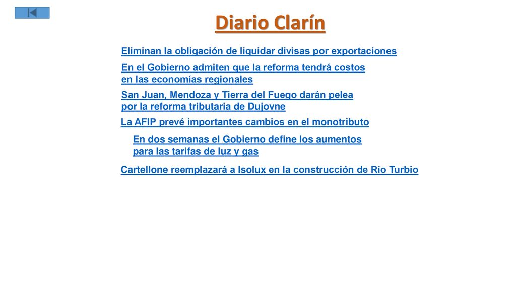 Diario Clarín Eliminan la obligación de liquidar divisas por exportaciones.