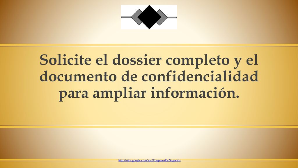 Solicite el dossier completo y el documento de confidencialidad para ampliar información.
