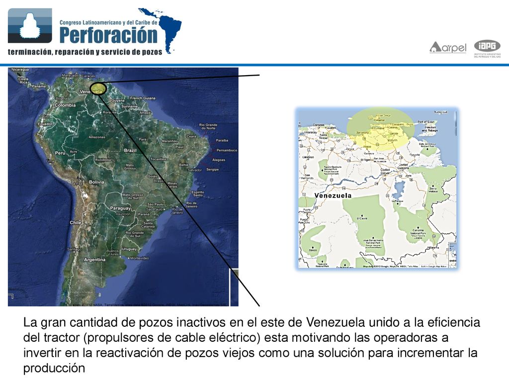 La gran cantidad de pozos inactivos en el este de Venezuela unido a la eficiencia del tractor (propulsores de cable eléctrico) esta motivando las operadoras a invertir en la reactivación de pozos viejos como una solución para incrementar la producción