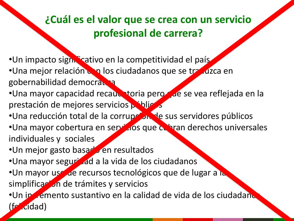¿Cuál es el valor que se crea con un servicio profesional de carrera