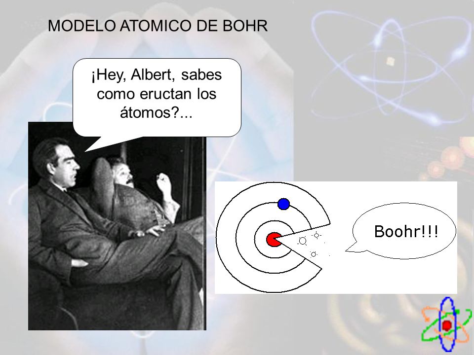 ¡Hey, Albert, sabes como eructan los átomos ...