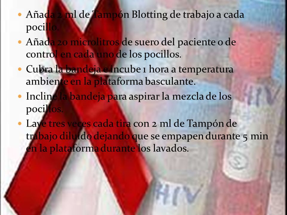 Añada 2 ml de Tampón Blotting de trabajo a cada pocillo.