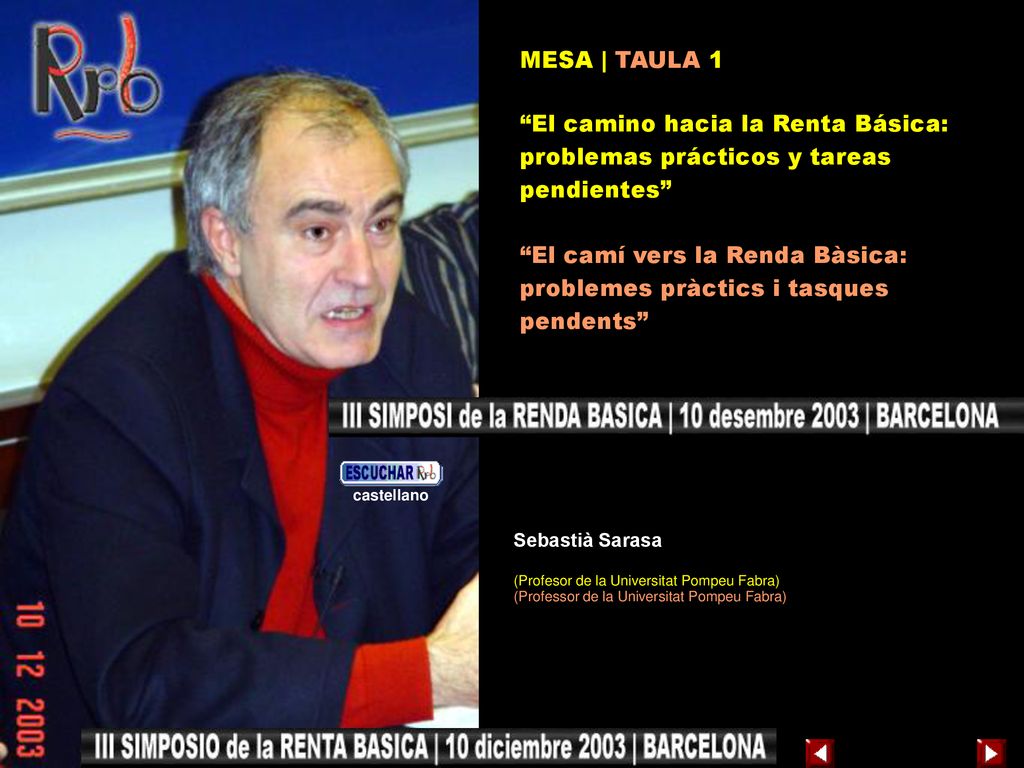 El camí vers la Renda Bàsica: problemes pràctics i tasques pendents