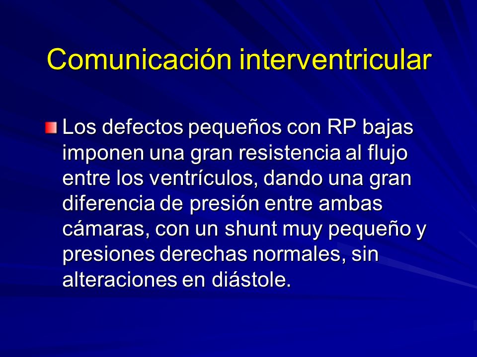 Comunicación interventricular