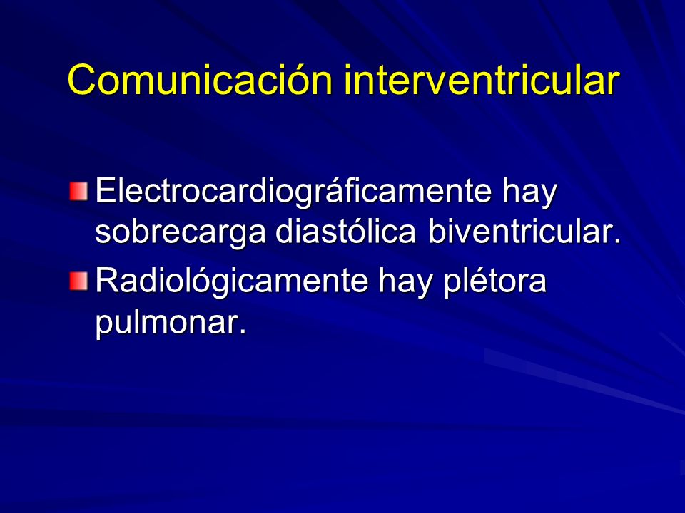 Comunicación interventricular