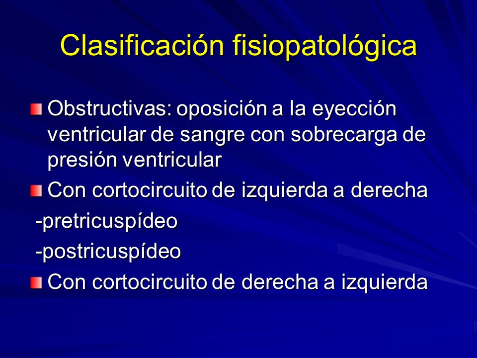 Clasificación fisiopatológica