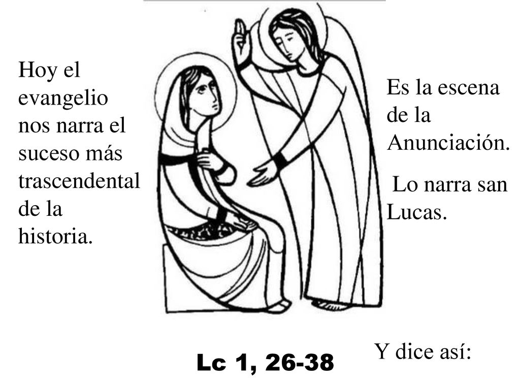Hoy el evangelio nos narra el suceso más trascendental de la historia.