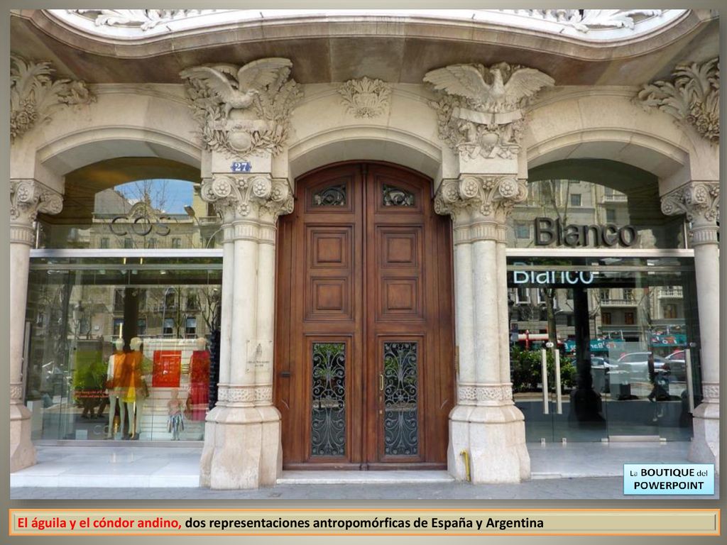 El águila y el cóndor andino, dos representaciones antropomórficas de España y Argentina