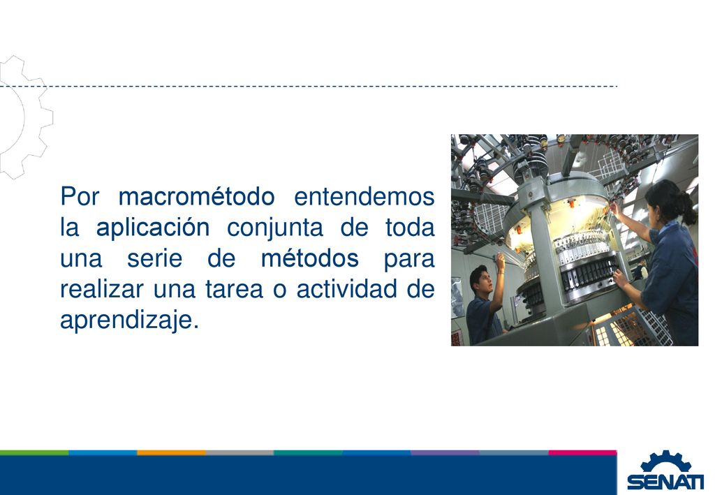 Por macrométodo entendemos la aplicación conjunta de toda una serie de métodos para realizar una tarea o actividad de aprendizaje.