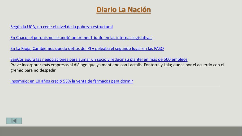 Diario La Nación Según la UCA, no cede el nivel de la pobreza estructural.