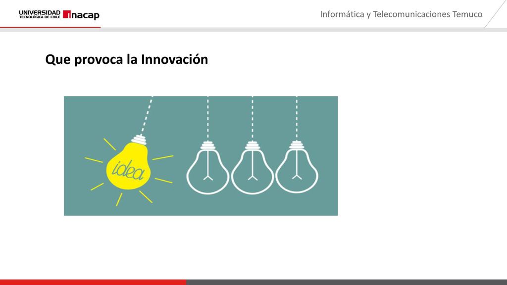 Que provoca la Innovación