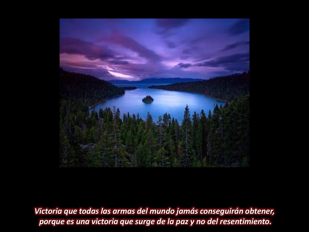 Victoria que todas las armas del mundo jamás conseguirán obtener,