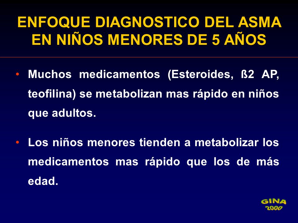 ENFOQUE DIAGNOSTICO DEL ASMA EN NIÑOS MENORES DE 5 AÑOS