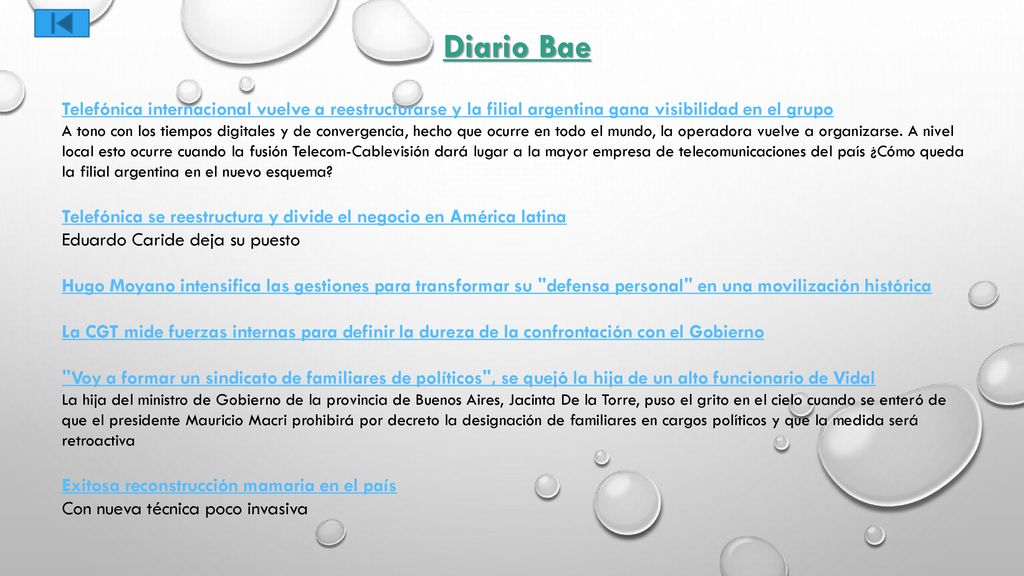 Diario Bae Telefónica internacional vuelve a reestructurarse y la filial argentina gana visibilidad en el grupo.