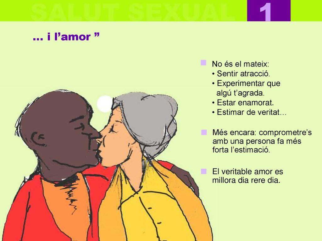 1 … i l’amor No és el mateix: Sentir atracció. Experimentar que