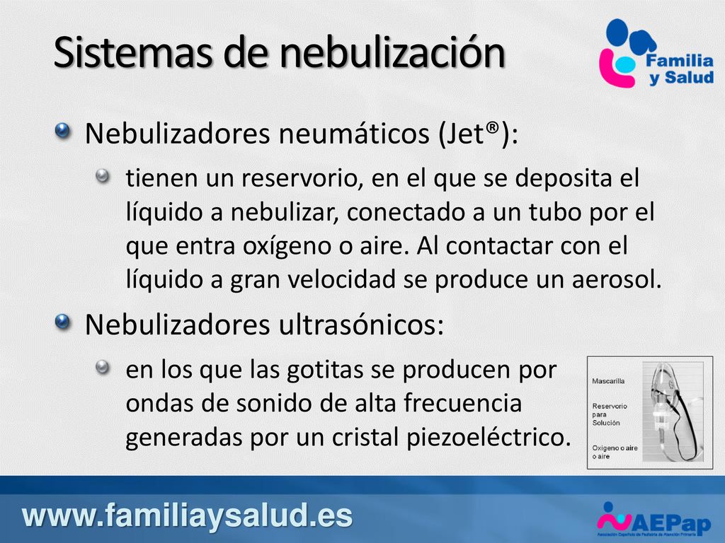 Qué son los nebulizadores? - ppt descargar