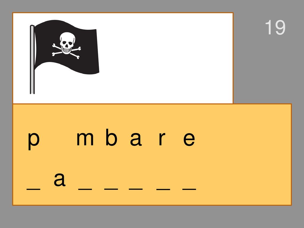 19 p m b a r e _ a _ _ _ _ _