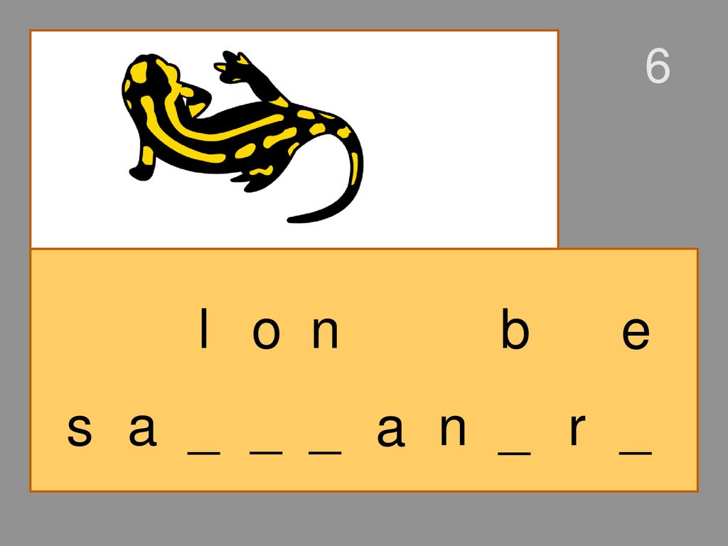 6 l o n b e s a _ _ _ a n _ r _
