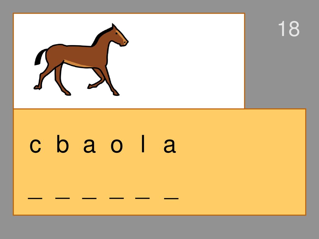 18 c b a o l a _ _ _ _ _ _