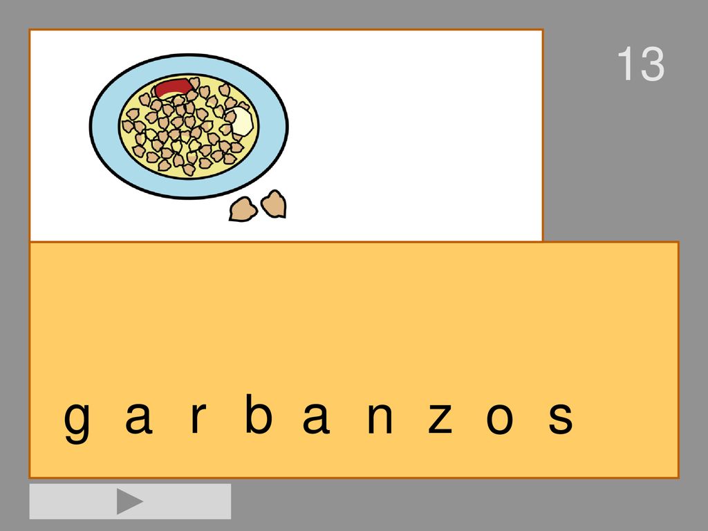 13 g a r b a n z o s