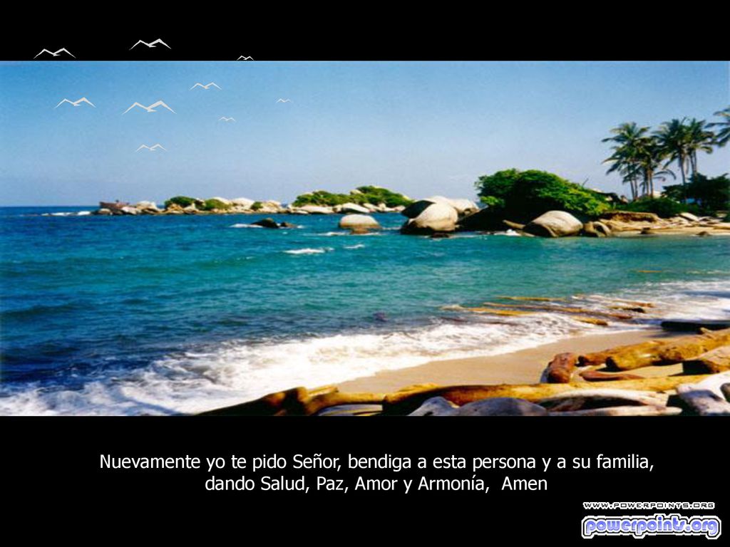 Nuevamente yo te pido Señor, bendiga a esta persona y a su familia, dando Salud, Paz, Amor y Armonía, Amen