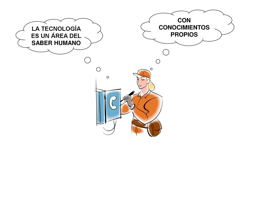 CON CONOCIMIENTOS PROPIOS LA TECNOLOGÍA ES UN ÁREA DEL SABER HUMANO