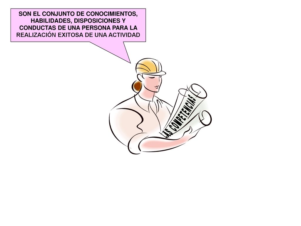 SON EL CONJUNTO DE CONOCIMIENTOS, HABILIDADES, DISPOSICIONES Y CONDUCTAS DE UNA PERSONA PARA LA REALIZACIÓN EXITOSA DE UNA ACTIVIDAD